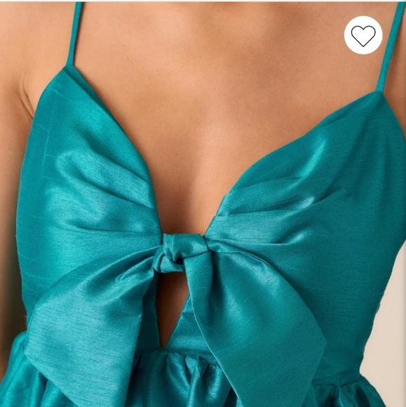 Aakaa NWTs Lifetime Celebrations Teal Dress - Picture 3 of 6